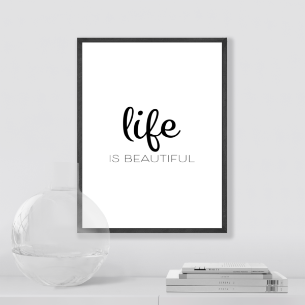 Posteran plakat Life is Beautiful