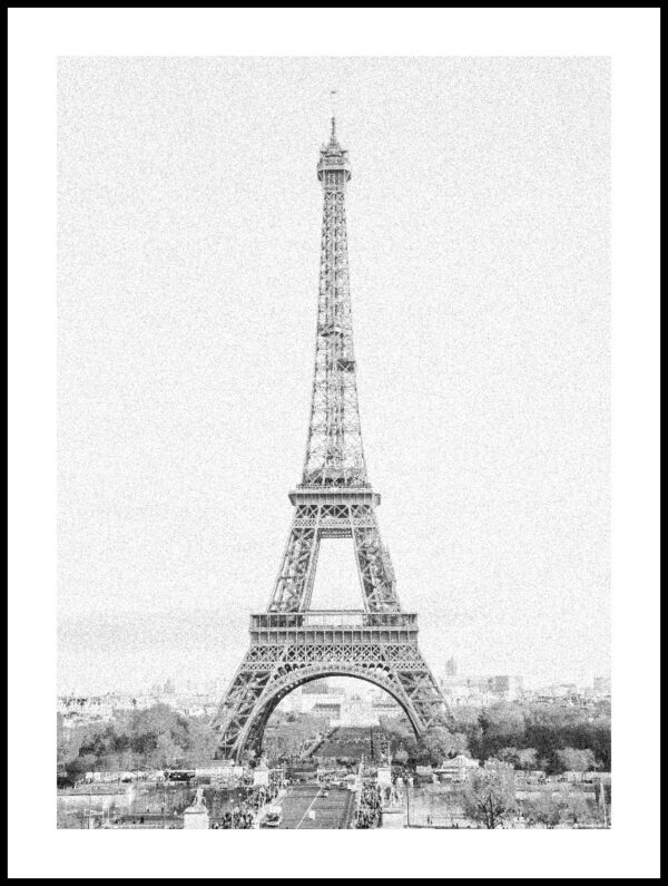 Posteran Plakat Wieża Eiffla w Paryżu