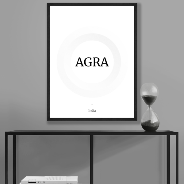 Plakat Napis Agra Posteran Plakaty Obrazy