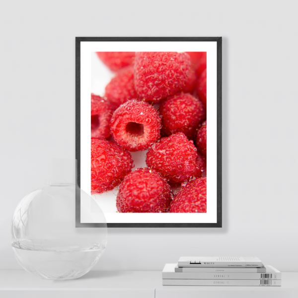 Plakat Maliny Białe Tło Posteran Plakaty Obrazy