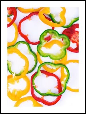 Posteran Plakat Kolorowa Papryka