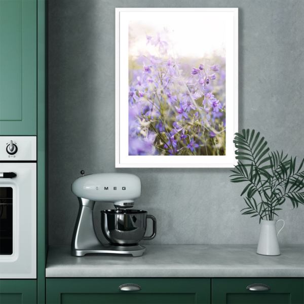 Plakat Fioletowe Kwiaty Posteran Plakaty Obrazy