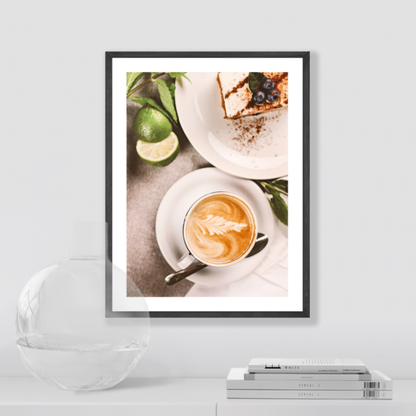 Plakat Kawa i Deser Posteran Plakaty Obrazy