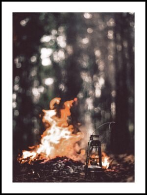 Posteran Plakat Ognisko Latarnia