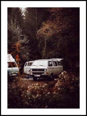 Posteran Plakat Samochód Kempingowy