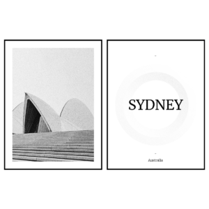 Posteran Plakat 2 szt. Miasto Sydney
