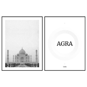Posteran Plakat 2 szt. Miasto Agra