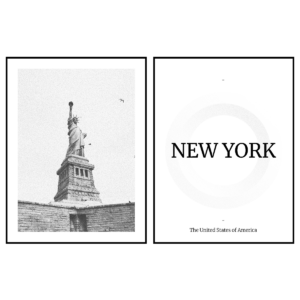 Posteran Plakat 2 szt. Miasto New York