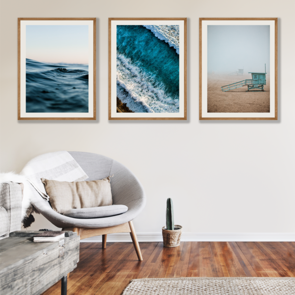 Plakaty 3 szt. Morski Klimat Posteran Plakaty Obrazy
