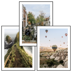 Posteran aty 3 szt. Podróże Małe i Duże