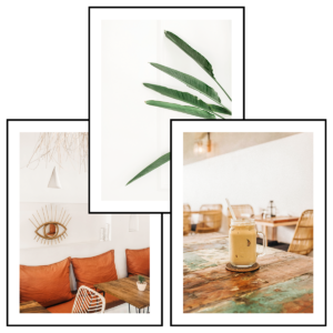 Posteran Plakaty 3 szt. Boho Wnętrze