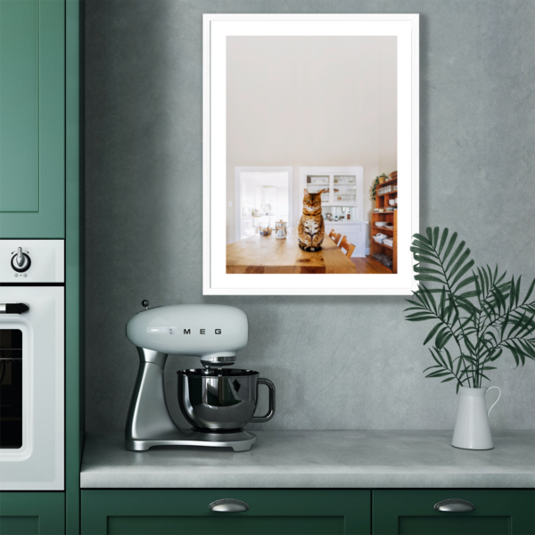 Plakat Siedzący Kot Posteran Plakaty Obrazy