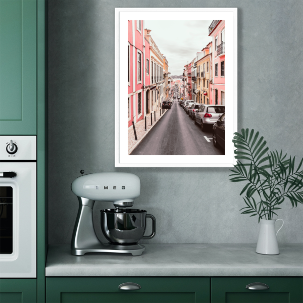 Plakat Różowa Uliczka Posteran Plakaty Obrazy