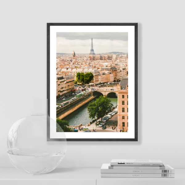 Plakat Widok na Paryż Posteran Plakaty Obrazy