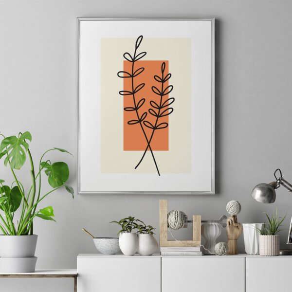 Plakat Zarys Rośliny Plakat Zarys Rośliny