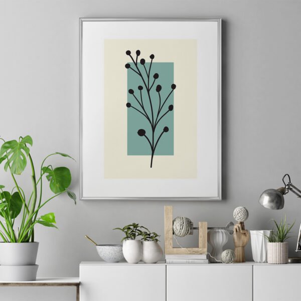 Plakat Mikado Trawa Ozdoba