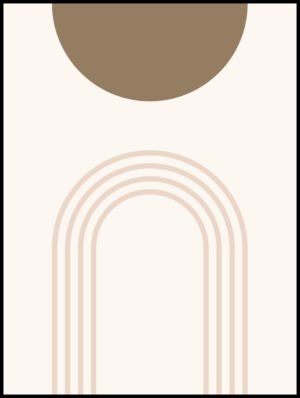 Plakat Geometryczny Design Boho